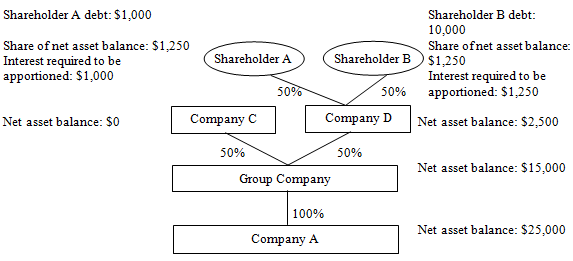 Example - non-corporate shareholders